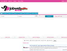 Tablet Screenshot of jobwebkenya.com